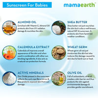Thumbnail for Mamaearth Mineral Based Sunscreen For Babies - Distacart