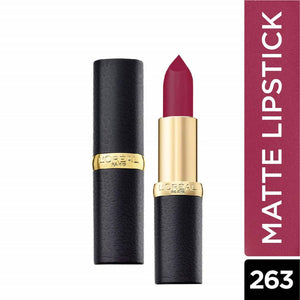 L'Oreal Paris Color Riche Moist Matte Lipstick - 263 Pure Garnet - Distacart
