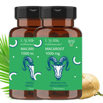Thumbnail for Laurik Maca Root Supplement 1000Mg Tablets | Supports Stamina, Strength & Energy - Distacart