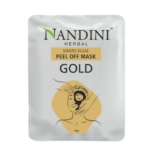 Nandini Herbal Marine Algae Peel Off Mask Gold - Distacart