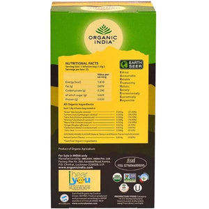 Organic India Tulsi Sweet Lemon Tea 25 Tea Bags - Distacart