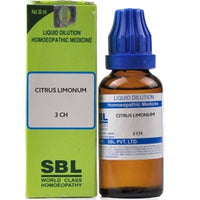 Thumbnail for SBL Homeopathy Citrus Limonum Dilution 3 CH