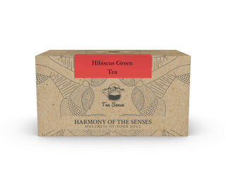 Tea Sense Hibiscus Green Tea Bags Box - Distacart