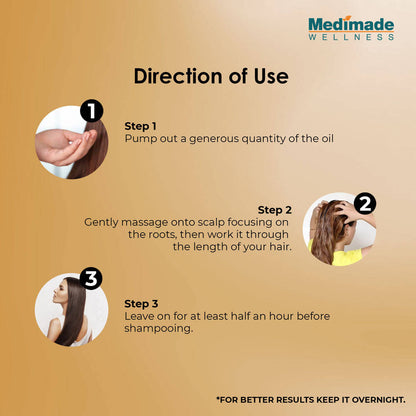 Medimade Wellness Rice Water Hair Oil