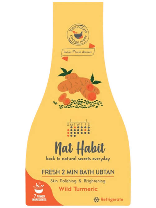 Nat Habit Wild Turmeric Fresh 2 Min Bath Ubtan - Distacart