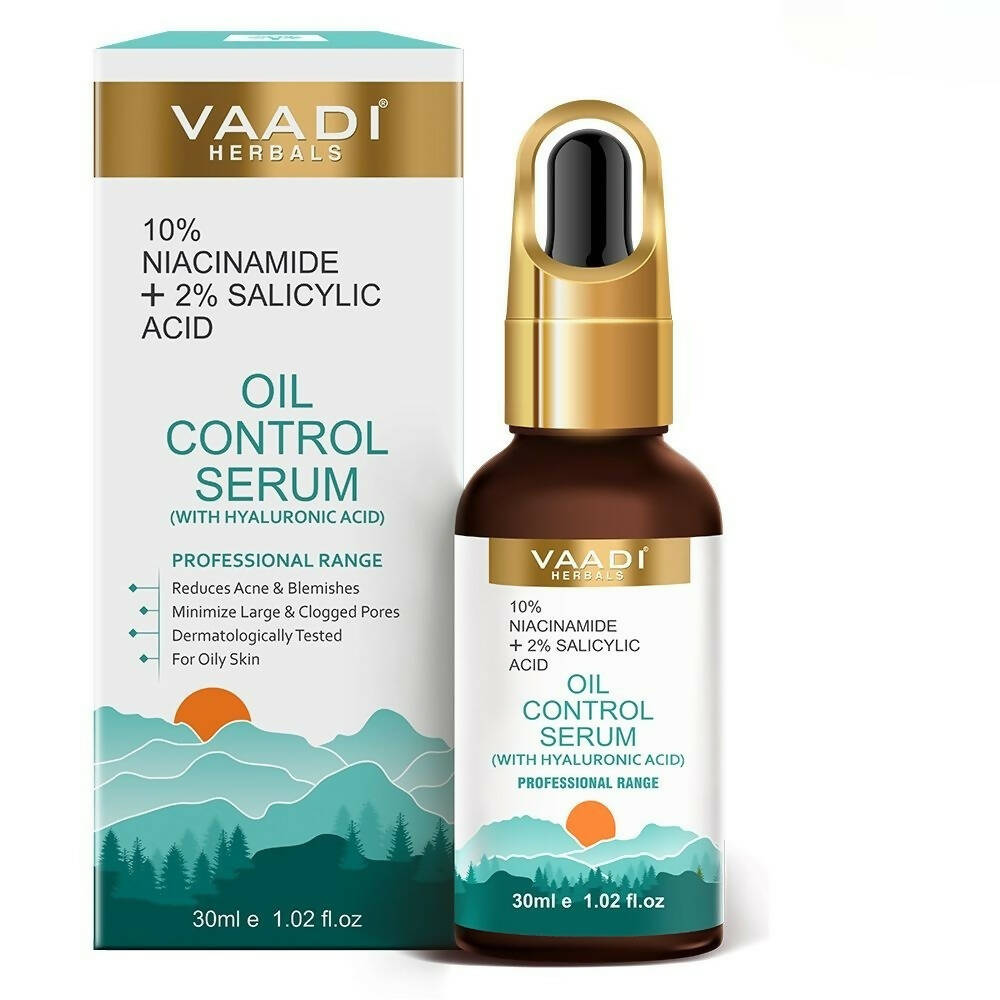 Vaadi Herbals Oil Control Serum With 10 % Niacinamide & 2% Salicylic Acid - Distacart