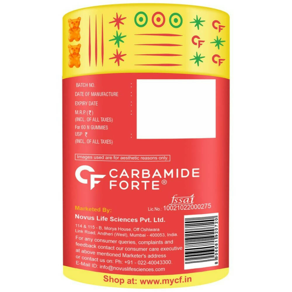 Carbamide Forte Vitamin C Gummies With Zinc - Distacart