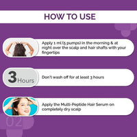Thumbnail for The Derma Co Multi-Peptide Hair Serum Promotes Hari Growth