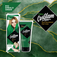 Thumbnail for Nisha Cosglam Semi Permanent Hair Color 42 Emerald Green - Distacart