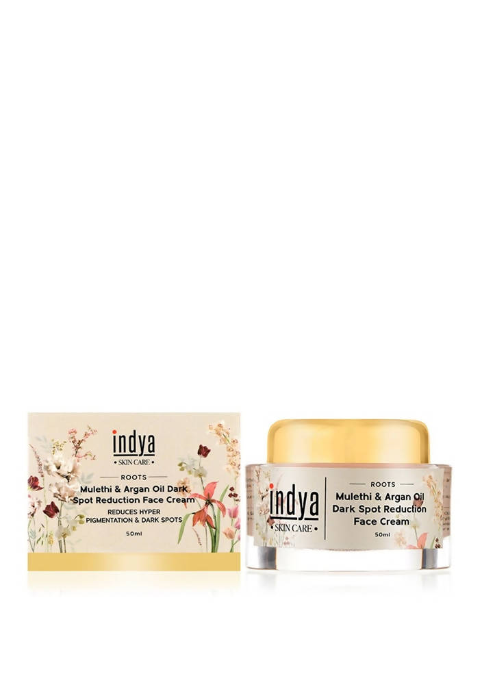 Indya Mulethi & Argan Oil Dark Spot Reduction Face Cream