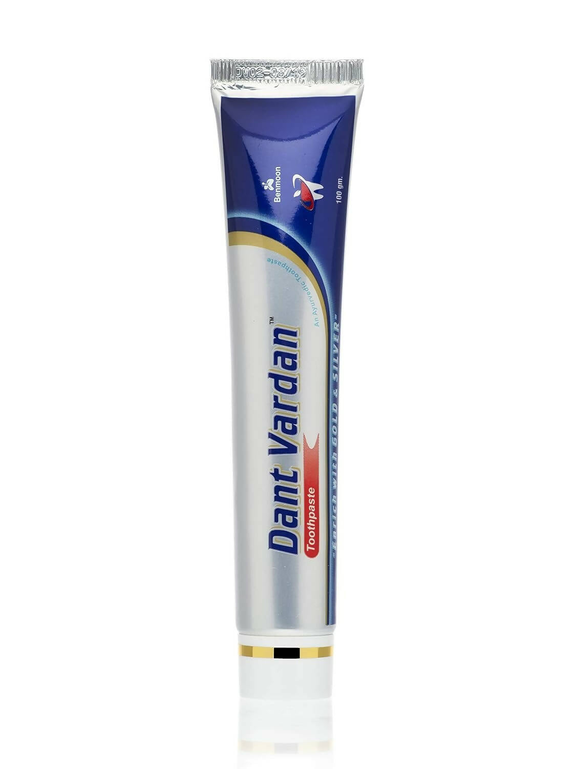 Benmoon Ayurveda Dant Vardan "Enrich With Gold & Silver" Toothpaste - Distacart