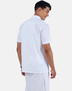 Thumbnail for Ramraj Cotton Mens 100% Cotton Half Sleeve White Shirt - Distacart