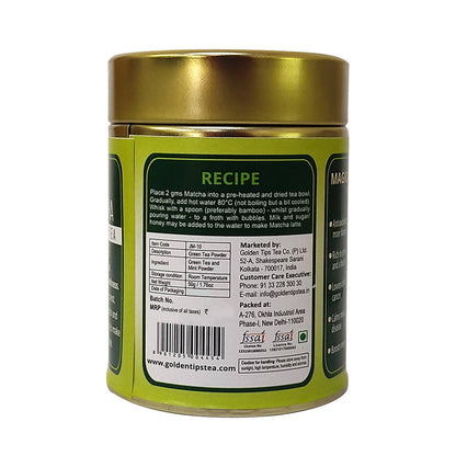 Golden Tips Mint Matcha Japanese Green Tea - Distacart