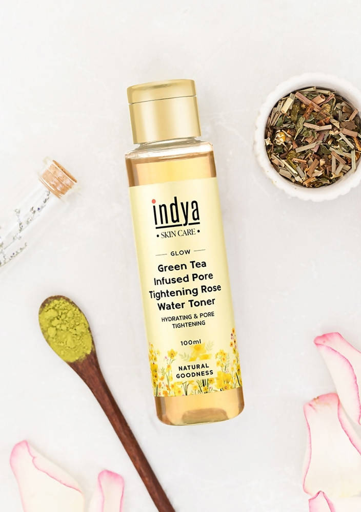 Indya Green Tea Infused Pore Tightening Rose Water Toner Ingredients