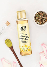 Thumbnail for Indya Green Tea Infused Pore Tightening Rose Water Toner Ingredients