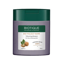 Thumbnail for Biotique Advanced Ayurveda Bio Walnut Bark Volumizing Shampoo For Fine & Thinning Hair 75 ml