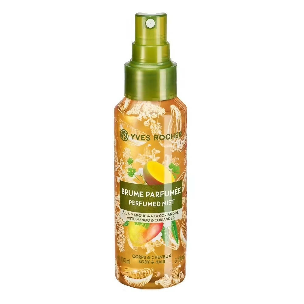 Yves Rocher Mango Coriander Perfumed Body & Hair Mist - Distacart