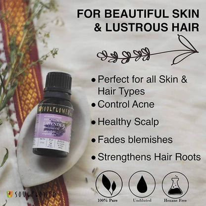 Soulflower Lavender Essential Oil - Distacart