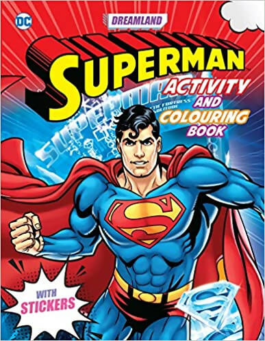 Dreamland Superman Activity and Colouring Book - Distacart