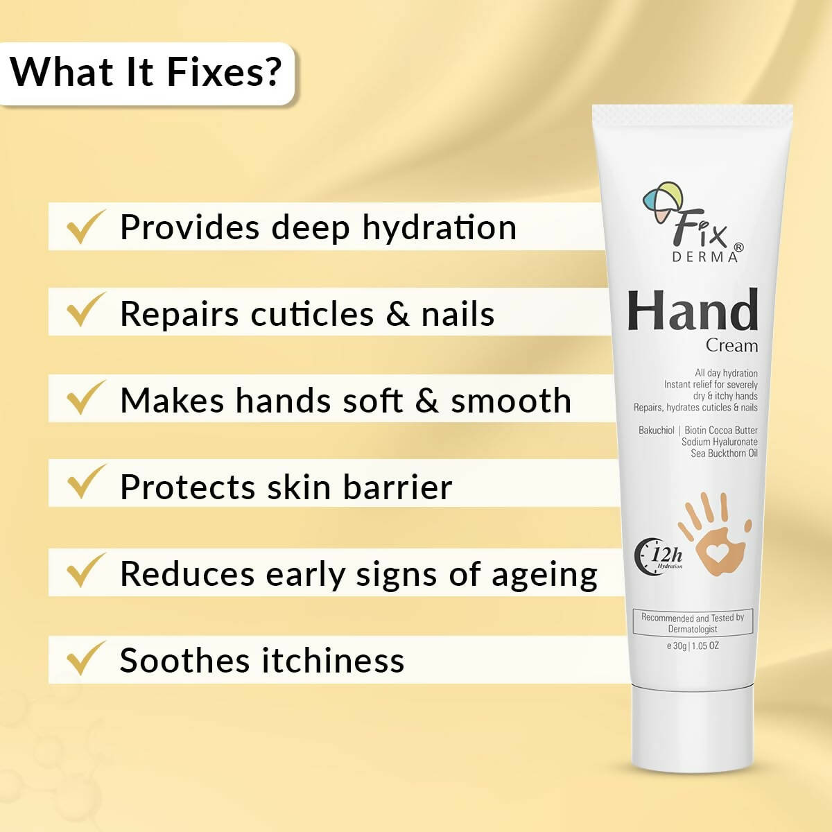 Fixderma Hand Cream for Dry and Rough Hands - Distacart