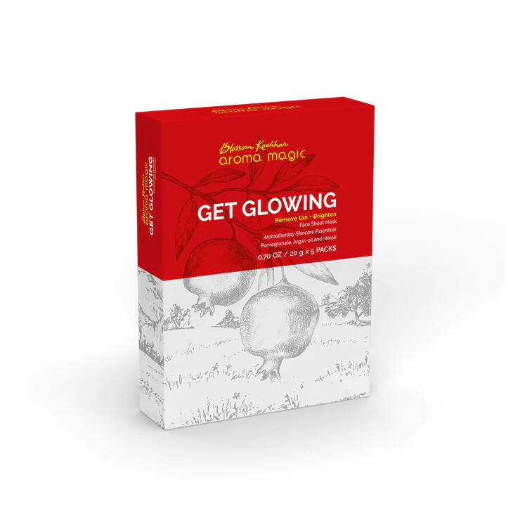Blossom Kochhar Aroma Magic Get Glowing Face Sheet Mask - Distacart