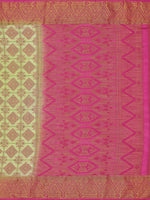 Thumbnail for Mimosa Women's Patola Style Art Silk Green Saree - Distacart