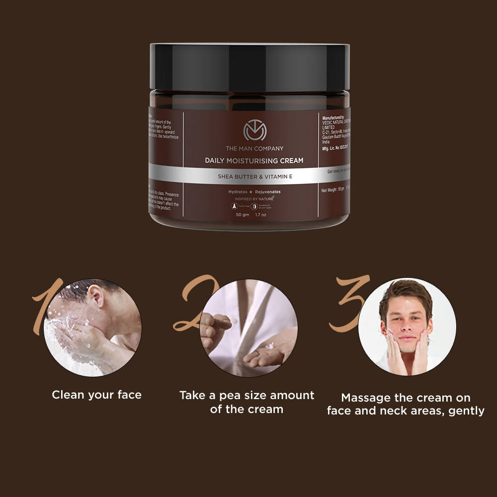 The Man Company Moisturising Face Cream - Distacart