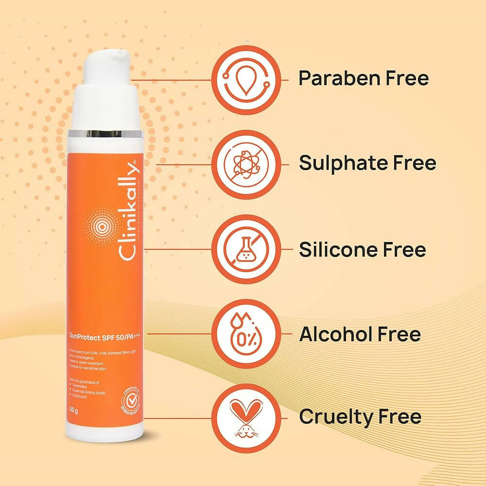 Clinikally SunProtect Sunscreen SPF 50/PA+++ - Distacart