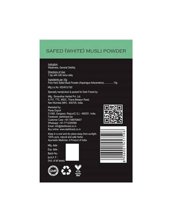 Dark Forest Safed Musli Powder - Distacart