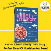 Thumbnail for Born Reborn Strawberry Millet Munch - Milky Way Crunch - Distacart