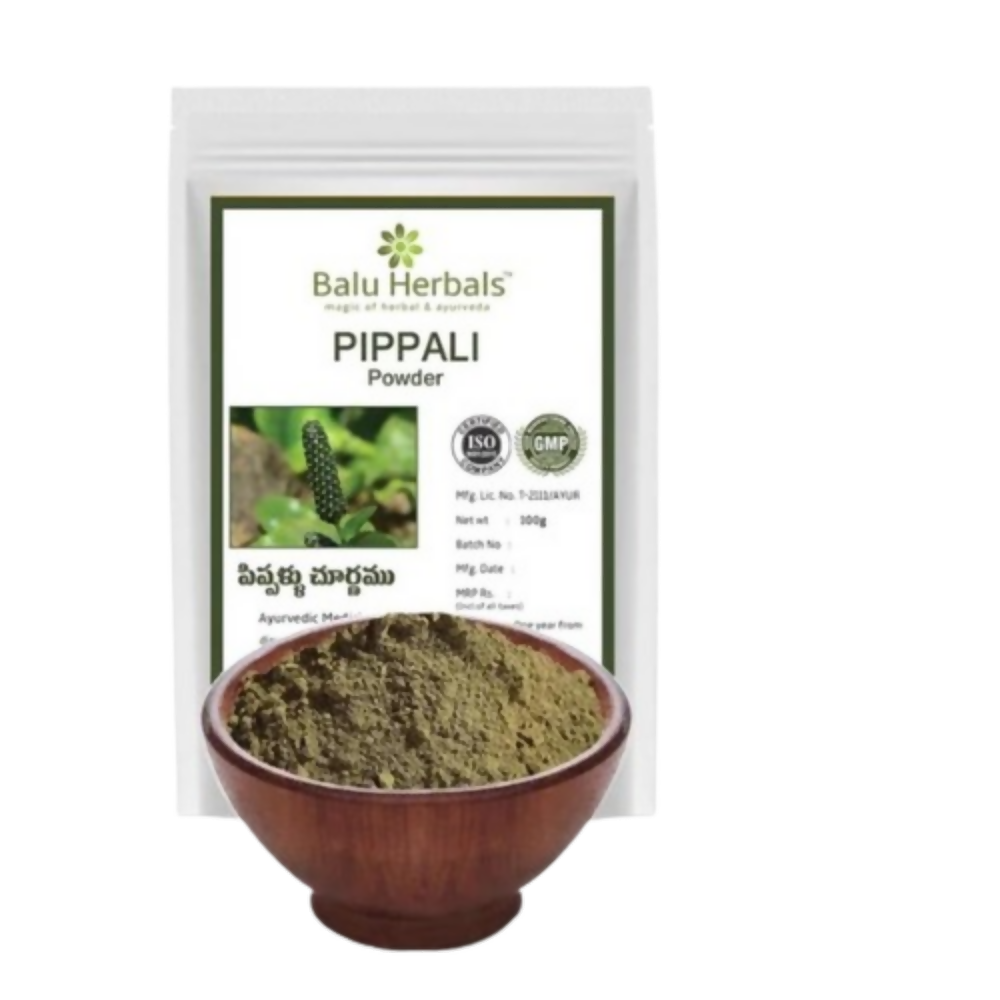 Balu Herbals Long Pepper (Pippali) Powder - Distacart