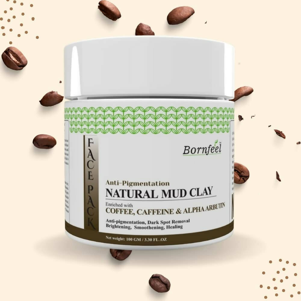 Bornfeel Coffee Face Pack With Coffee Extract And Alpha Arbutin - Distacart