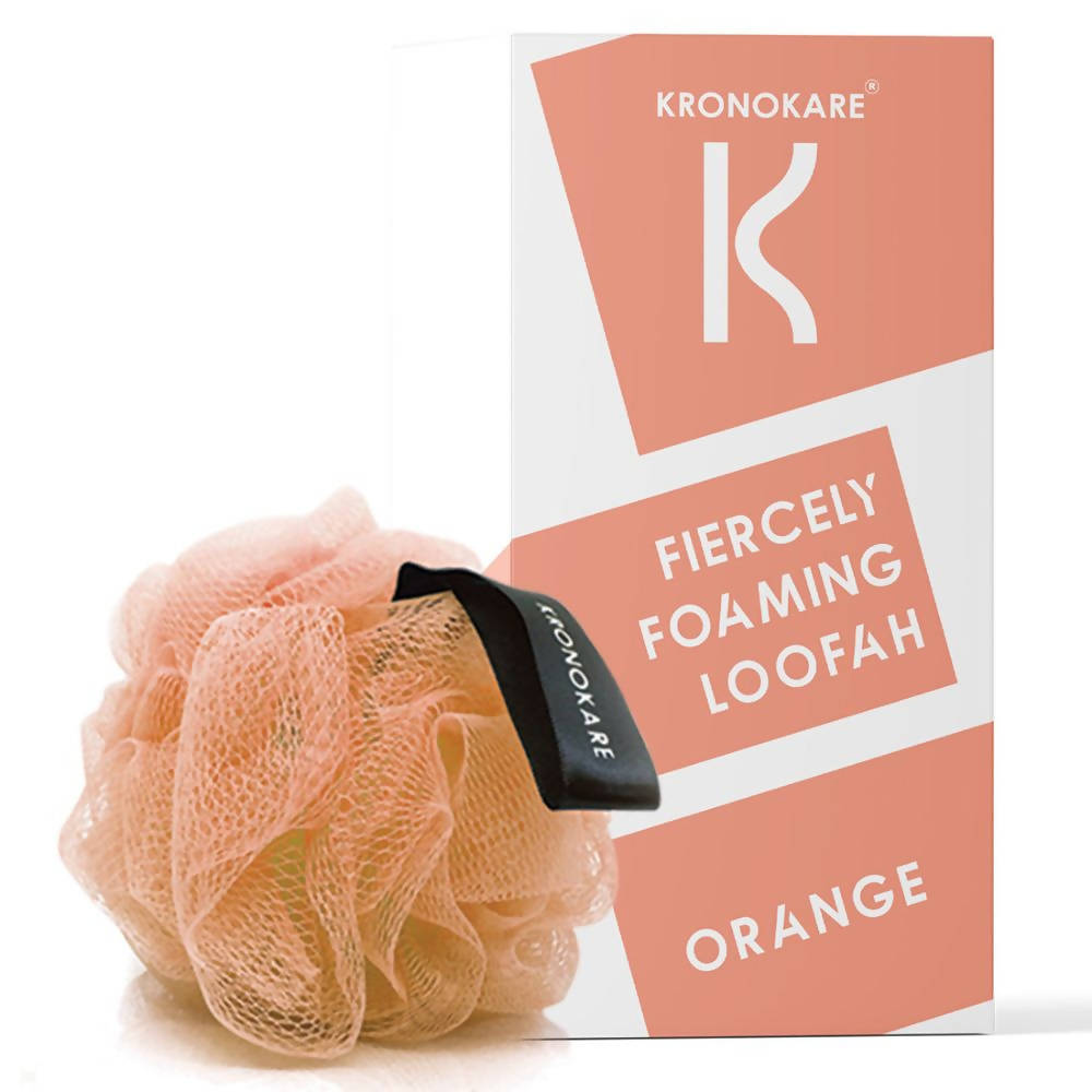 Kronokare Fiercely Foaming Orange Loofah