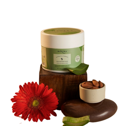 Mantra Herbal Hair Treatment Mask Moroccan Argan & Linden - Distacart