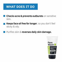 Thumbnail for Ustraa Acne Control With Neem Charcoal Face Wash For Men