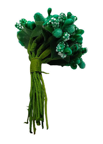 Light Green Artificial Flower Pollens for brides