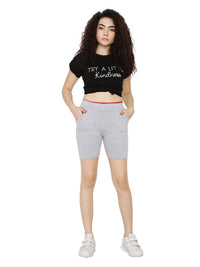 Thumbnail for Asmaani Silver Color Short Pant with Two Side Pockets