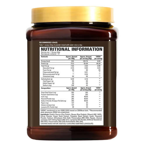 Wow Life Science Plant Protein Powder - Distacart