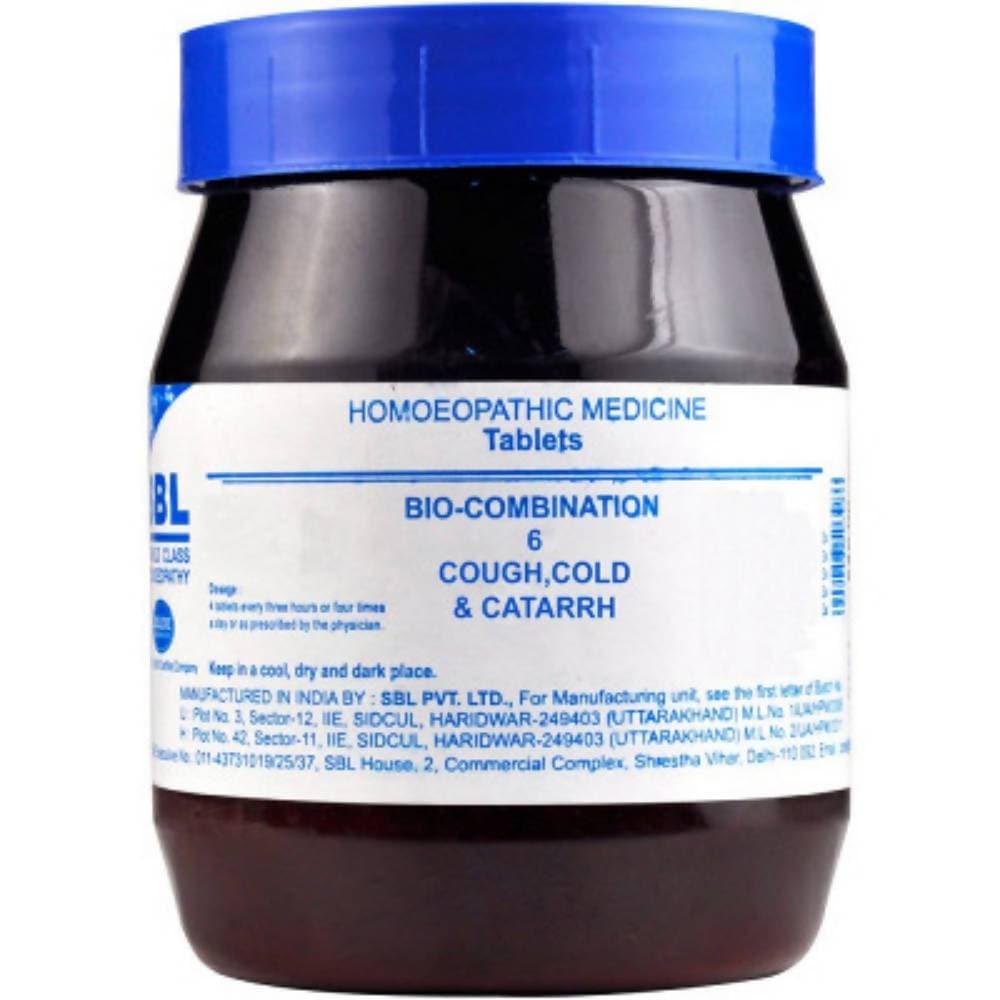 SBL Homeopathy Bio-Combination 6 Tablet - Distacart