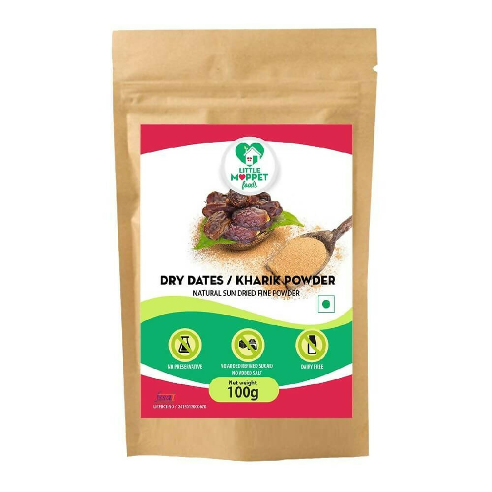 Little Moppet Foods Dried Dates - Kharik Powder - Distacart