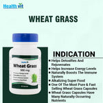 Thumbnail for Healthvit Wheat Grass Capsules - Distacart