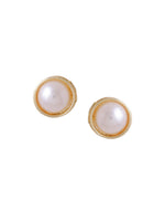 Thumbnail for NVR Women Pearl Studded Studs Earrings - Distacart