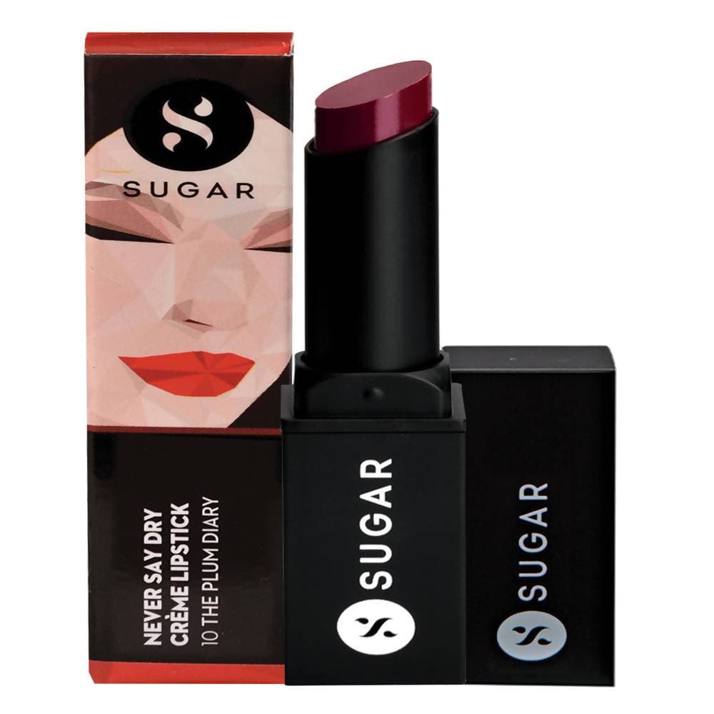 Sugar Never Say Dry Creme Lipstick - The Plum Diary 