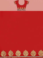 Thumbnail for Mimosa Women's Beige Pure Crepe Saree - Distacart