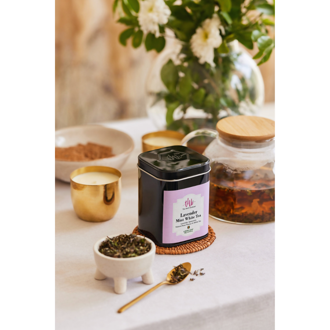The Herb Boutique Lavender Mint White Tea - Distacart