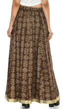 Thumbnail for Mominos Fashion Moeza Cotton Coffee Color Printed Lehenga (Lancha)