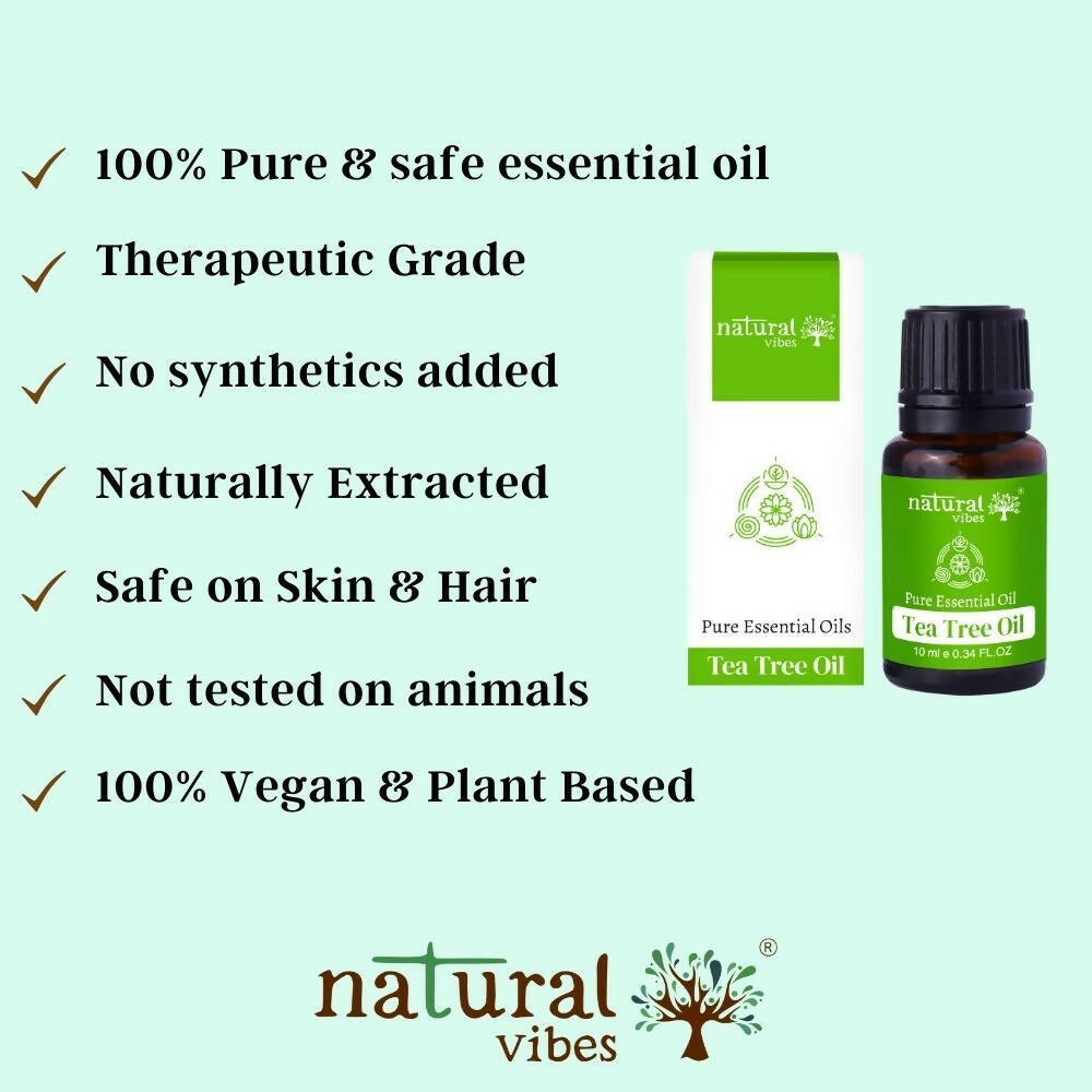 Natural Vibes Tea Tree Pure Essential Oil - Distacart