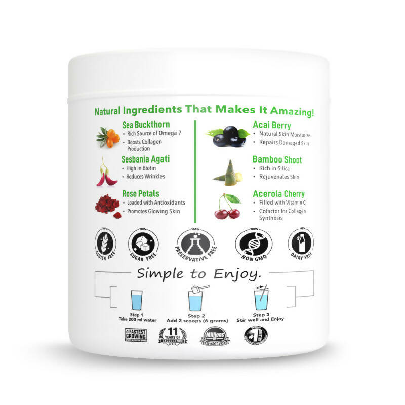 BM Wellness Vegan Collagen Booster - Green Apple - Distacart