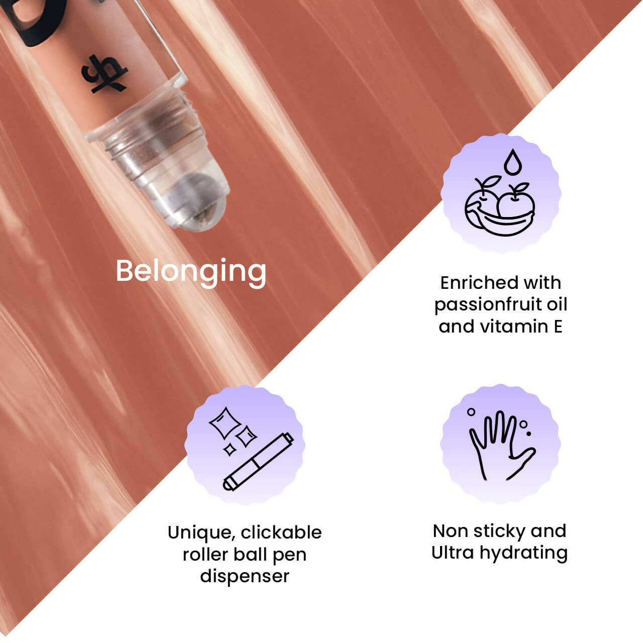 FAE Beauty Belonging Peachy Brown Lip Gloss - Distacart