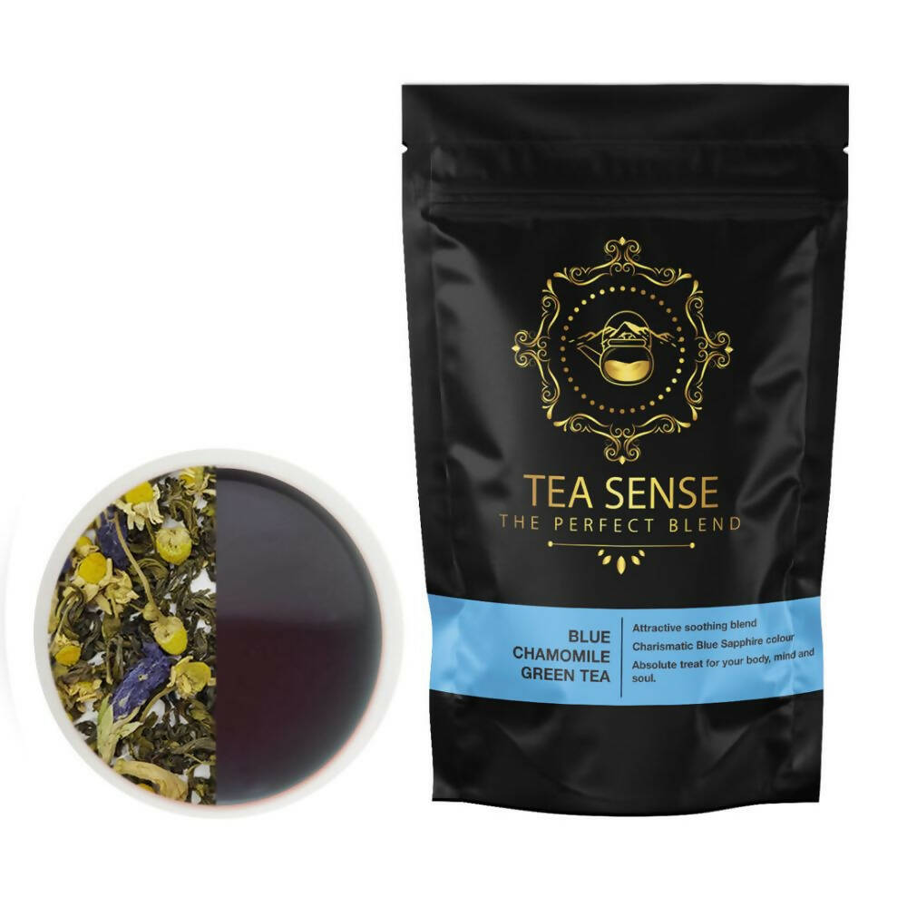 Tea Sense Blue Chamomile Green Tea - Distacart
